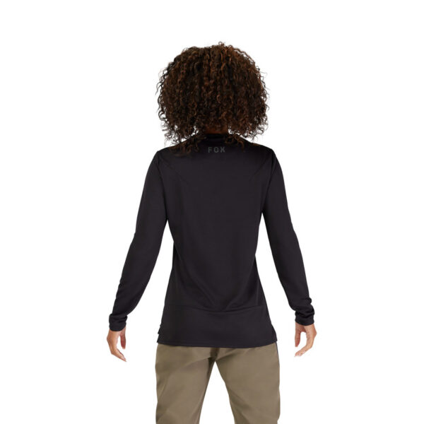 Koszulka rowerowa z długim rękawem FOX LADY RANGER HEAD BLACK - obrazek 4