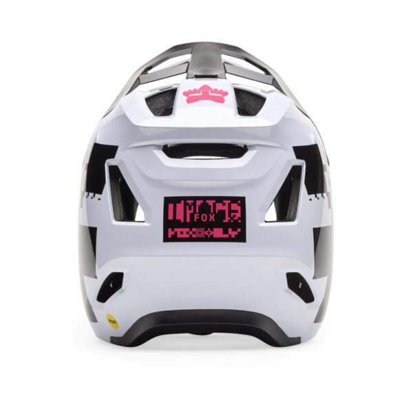 Kask rowerowy FOX JUNIOR RAMPAGE DIGI IMG BLACK/WHITE - obrazek 5