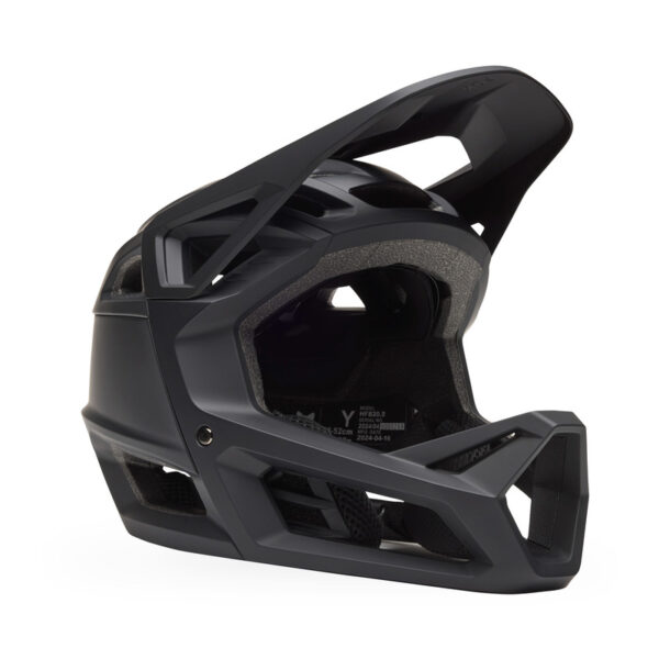 Kask rowerowy FOX JUNIOR PROFRAME MATTE BLACK - obrazek 2