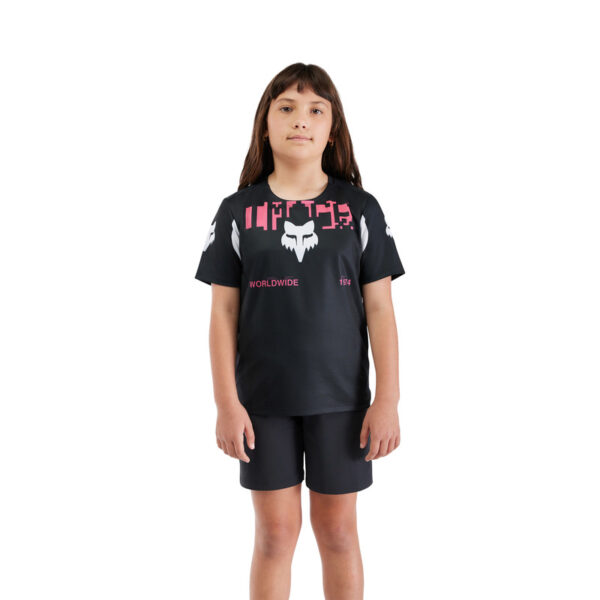 Koszulka rowerowa FOX JUNIOR RANGER DIGI IMAGE BLACK - obrazek 3