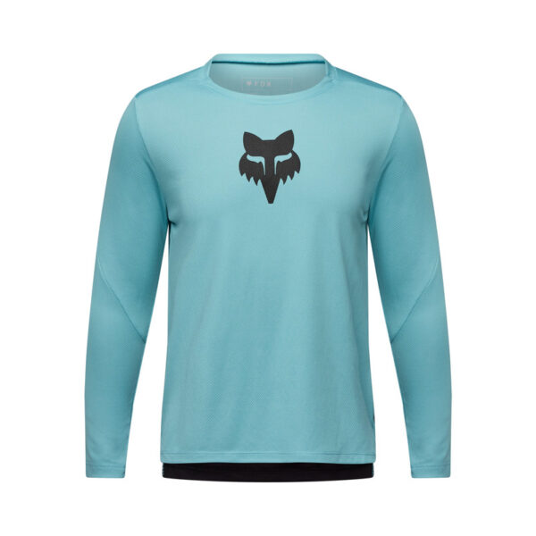 Koszulka rowerowa z długim rękawem FOX JUNIOR RANGER HEAD VINTAGE WASH