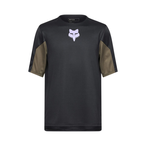 Koszulka rowerowa FOX JUNIOR DEFEND PARK BLACK
