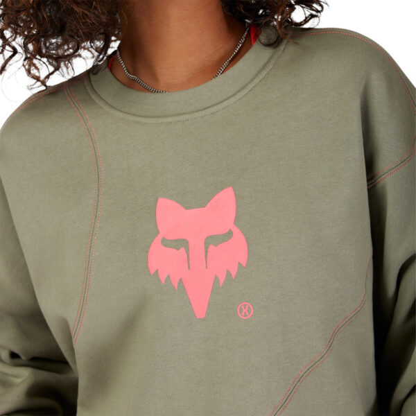 Bluza FOX LADY CREW ELEVATED OVERSIZED ADOBE - obrazek 5