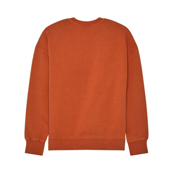Bluza FOX WORDMARK OVERSIZED FLEECE CREW COGNAC - obrazek 2