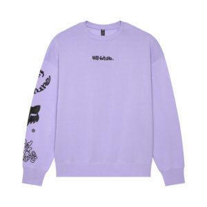 Bluza FOX HELLO FUTURE OVERSIZED CREW LILAC