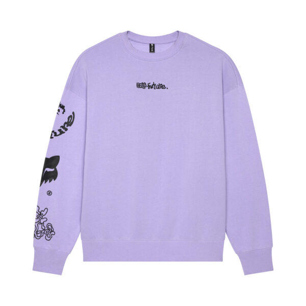 Bluza FOX HELLO FUTURE OVERSIZED CREW LILAC