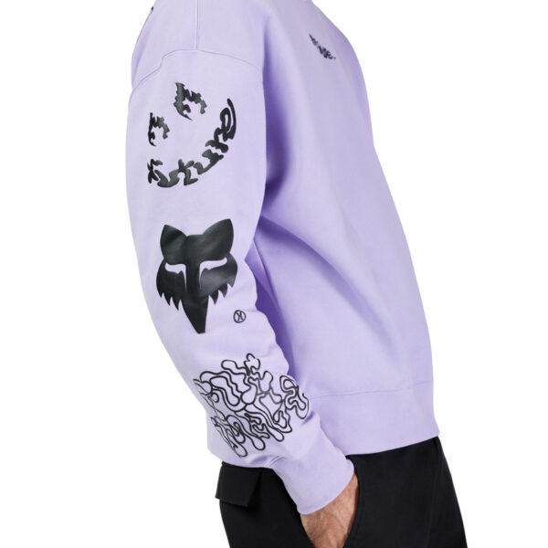 Bluza FOX HELLO FUTURE OVERSIZED CREW LILAC - obrazek 5