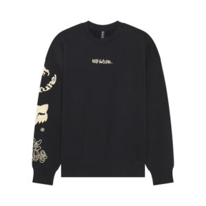 Bluza FOX HELLO FUTURE OVERSIZED CREW BLACK