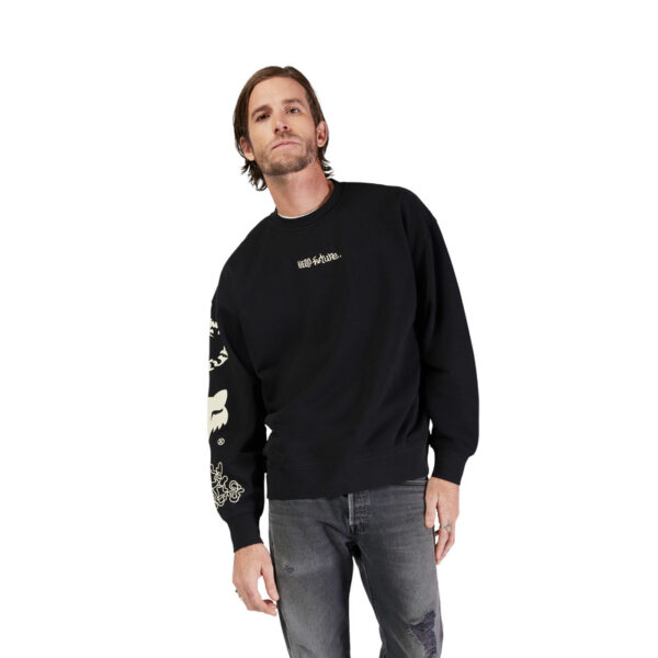 Bluza FOX HELLO FUTURE OVERSIZED CREW BLACK - obrazek 3