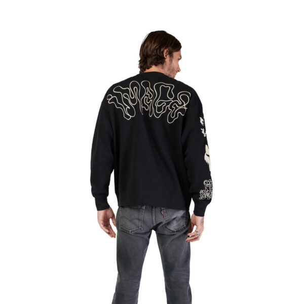 Bluza FOX HELLO FUTURE OVERSIZED CREW BLACK - obrazek 4