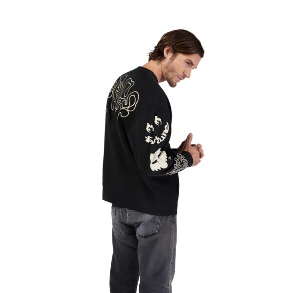 Bluza FOX HELLO FUTURE OVERSIZED CREW BLACK - obrazek 6