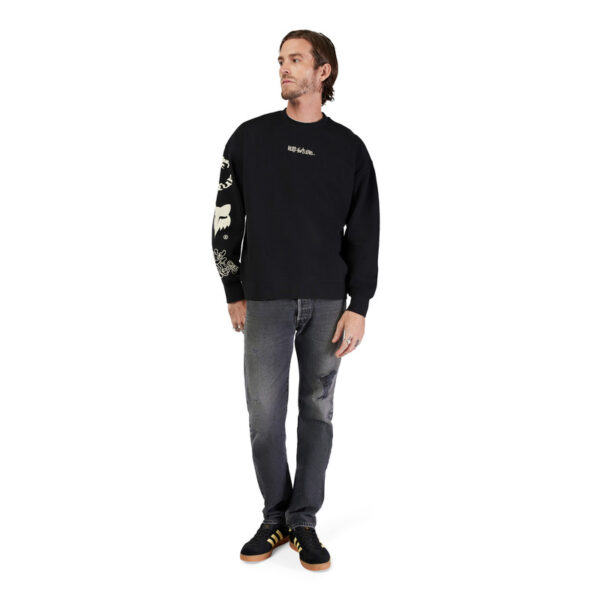 Bluza FOX HELLO FUTURE OVERSIZED CREW BLACK - obrazek 8