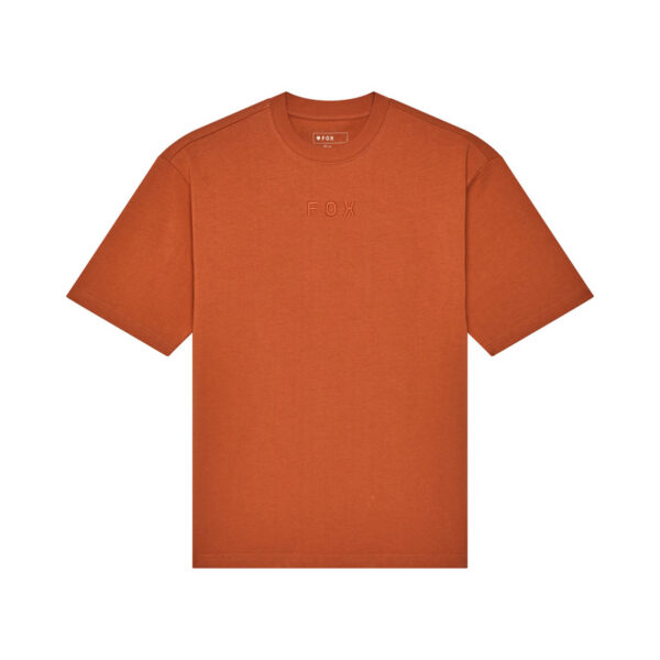 T-shirt FOX WORDMARK OVERSIZED CHOCOLATE