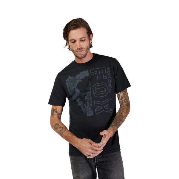 T-shirt FOX IMAGE SKULL PREM BLACK - obrazek 3