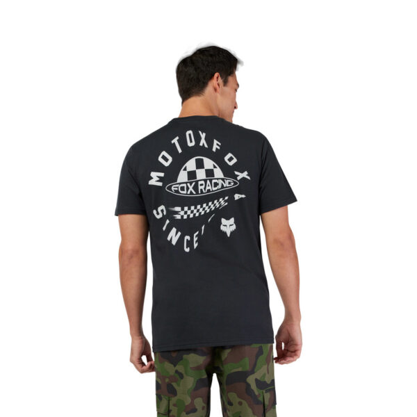T-shirt FOX PLANET MOTO PREM BLACK - obrazek 4