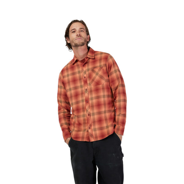 Koszula FOX SURVIVALIST STRETCH FLANNEL RUST - obrazek 3