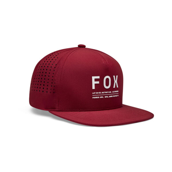 Czapka z daszkiem FOX NON STOP TECH SNAPBACK RUST