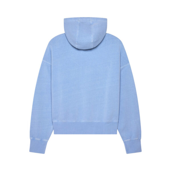 Bluza z kapturem FOX LADY WORDMARK OVERSIZED CASHMERE BLUE - obrazek 2