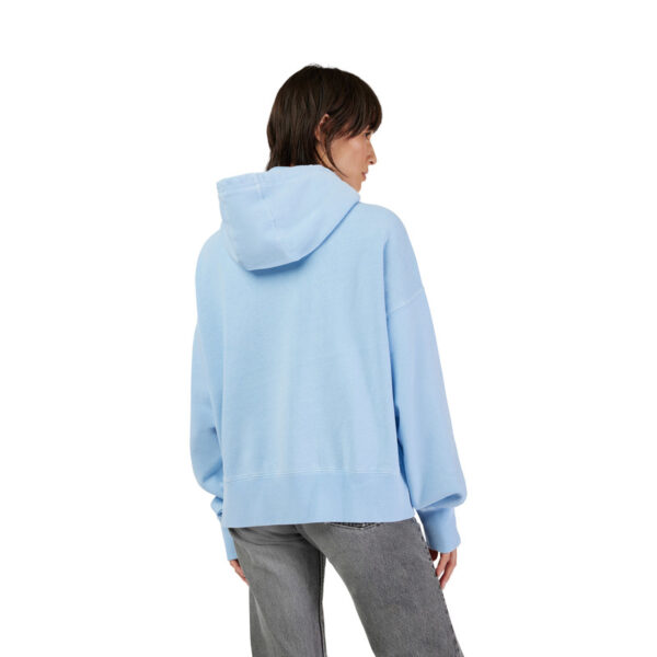 Bluza z kapturem FOX LADY WORDMARK OVERSIZED CASHMERE BLUE - obrazek 4