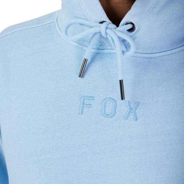 Bluza z kapturem FOX LADY WORDMARK OVERSIZED CASHMERE BLUE - obrazek 5
