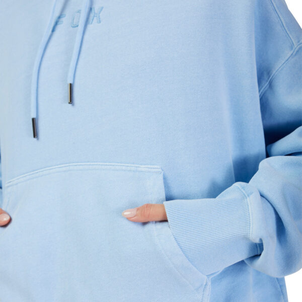 Bluza z kapturem FOX LADY WORDMARK OVERSIZED CASHMERE BLUE - obrazek 6