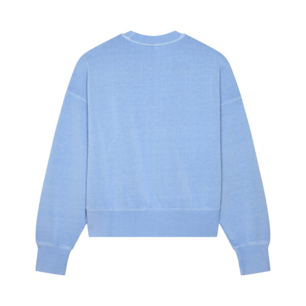 Bluza FOX LADY WORDMARK OVERSIZED FLEECE CREW CASHMERE BLUE - obrazek 2