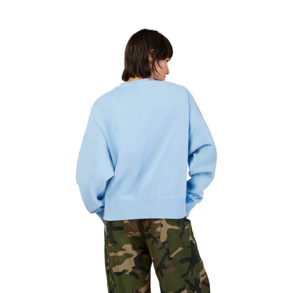 Bluza FOX LADY WORDMARK OVERSIZED FLEECE CREW CASHMERE BLUE - obrazek 4