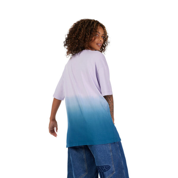 T-shirt FOX LADY HELLO FUTURE OVERSIZED LILAC - obrazek 4
