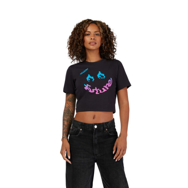 T-shirt FOX LADY HELLO BABY BLACK - obrazek 3