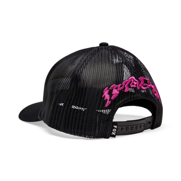Czapka z daszkiem FOX LADY HELLO FOX TRUCKER BLACK - obrazek 2