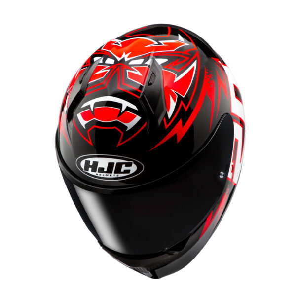 Kask HJC C10 DIABLO MASK BLACK/RED - obrazek 4