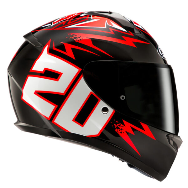 Kask HJC C10 DIABLO MASK BLACK/RED - obrazek 2