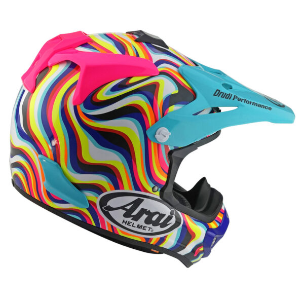 Kask ARAI MX-V EVO STREAM PINK XS - obrazek 2