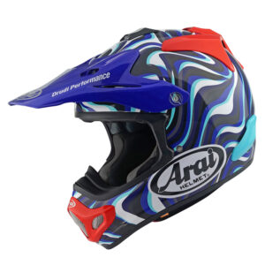 Kask ARAI MX-V EVO STREAM BLUE XS