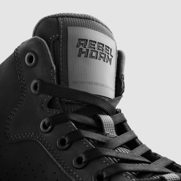 Buty skórzane REBELHORN SPIKE WP BLACK - obrazek 5