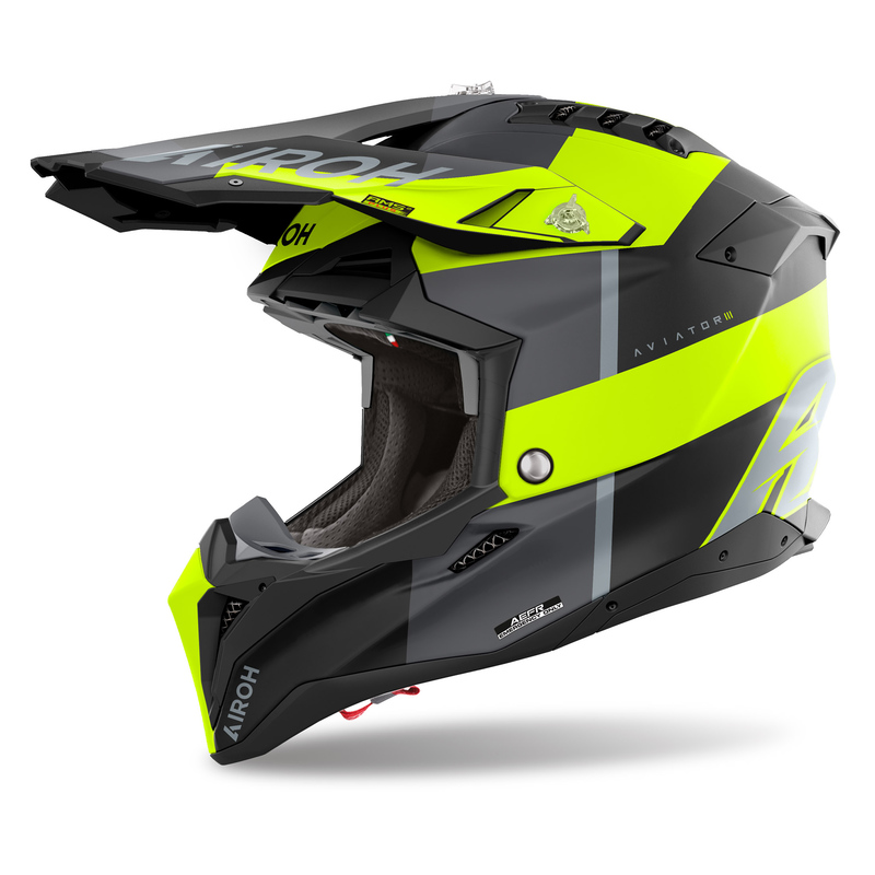 Kask AIROH AVIATOR 3 MONARCH YELLOW MATT