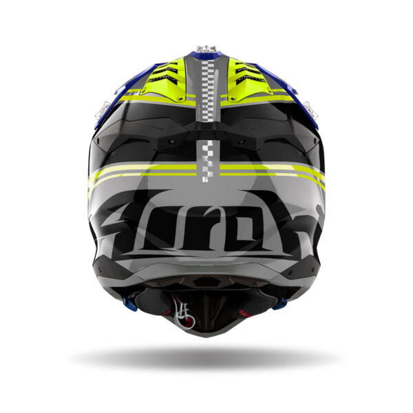 Kask AIROH AVIATOR 3 HIMA BLUE GLOSS - obrazek 3