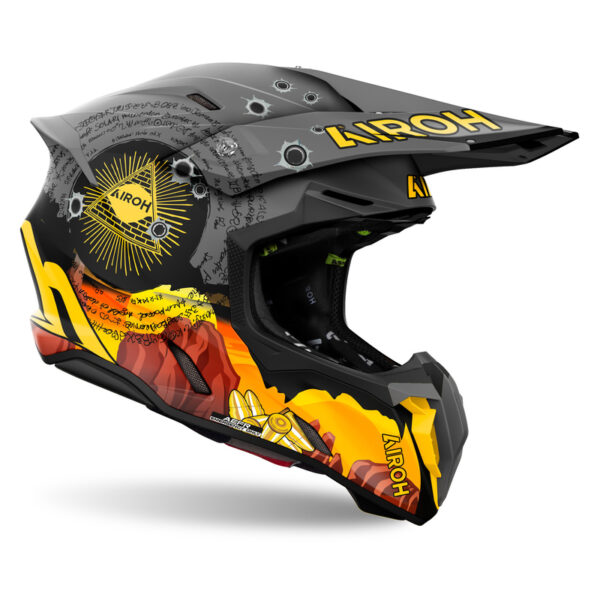 Kask AIROH TWIST 3 ADVENTURE MATT - obrazek 2