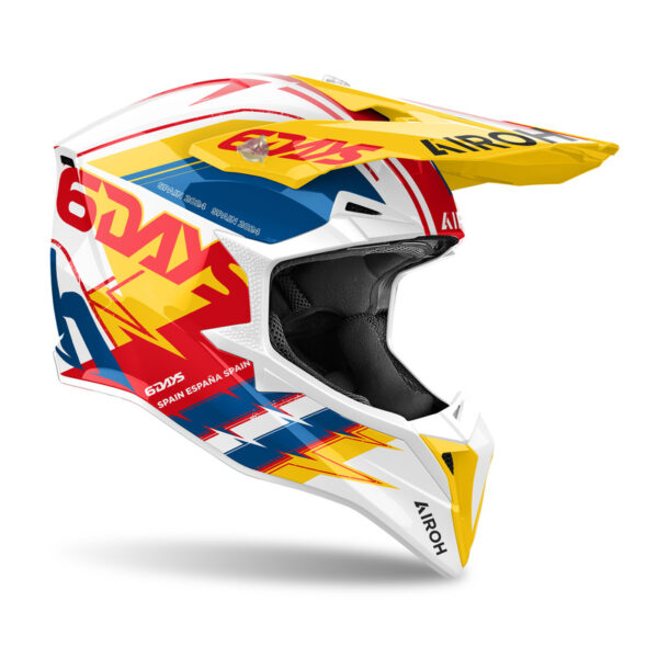 Kask AIROH WRAAAP 6DAYS SPAIN 2024 GLOSS - obrazek 2
