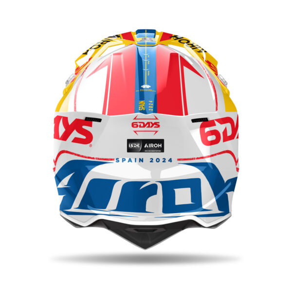 Kask AIROH WRAAAP 6DAYS SPAIN 2024 GLOSS - obrazek 3