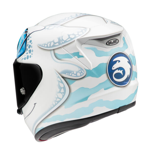 Kask HJC RPHA12 LIGHT FURY UNIVERSAL BLUE/WHITE - obrazek 4