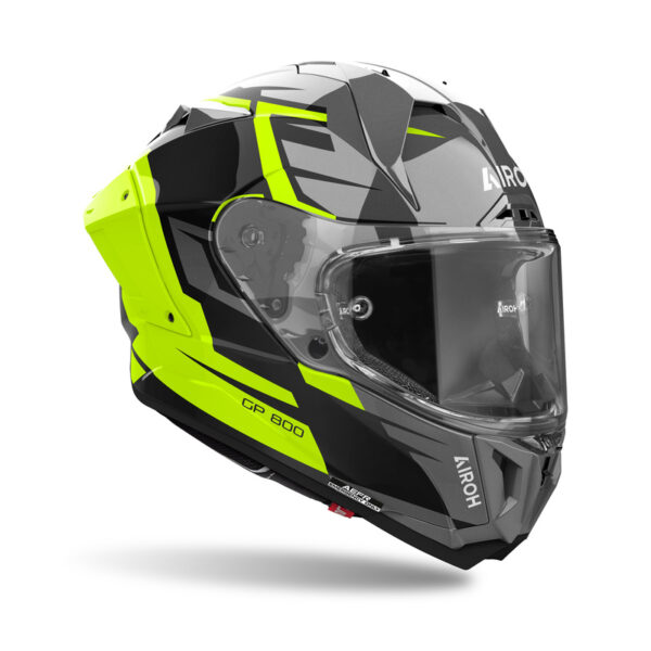 Kask AIROH GP800 MASTER YELLOW GLOSS - obrazek 2