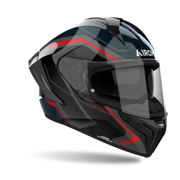 Kask AIROH MATRYX WIDE RED GLOSS - obrazek 2
