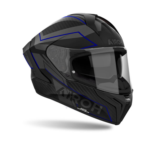 Kask AIROH MATRYX SENTINEL BLUE MATT - obrazek 2