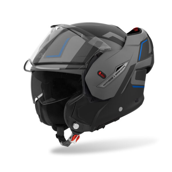 Kask AIROH MATHISSE II GENIUS BLUE MATT - obrazek 3