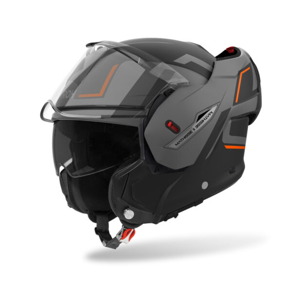 Kask AIROH MATHISSE II GENIUS ORANGE MATT - obrazek 3