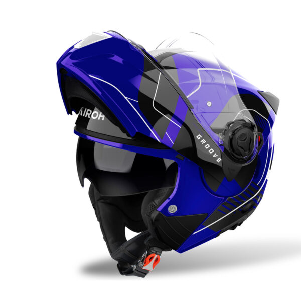 Kask AIROH SPECKTRE GROOVE BLUE GLOSS - obrazek 2