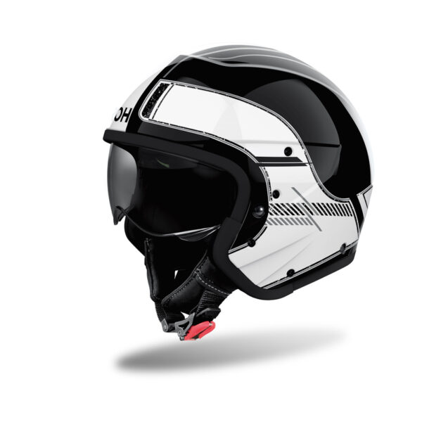 Kask AIROH J110 RASTER WHITE GLOSS - obrazek 4