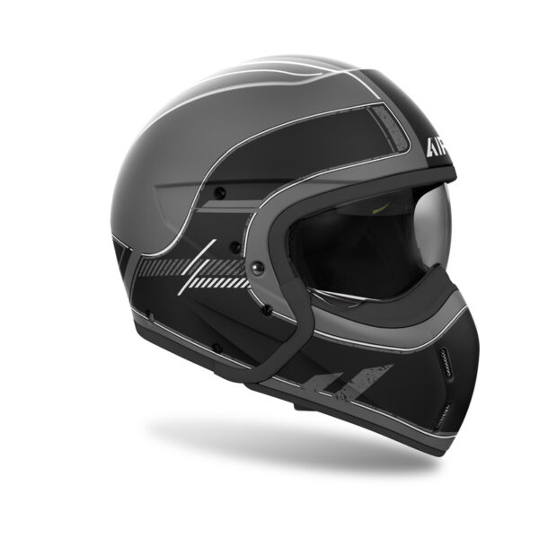 Kask AIROH J110 RASTER BLACK MATT - obrazek 2