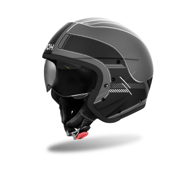 Kask AIROH J110 RASTER BLACK MATT - obrazek 4